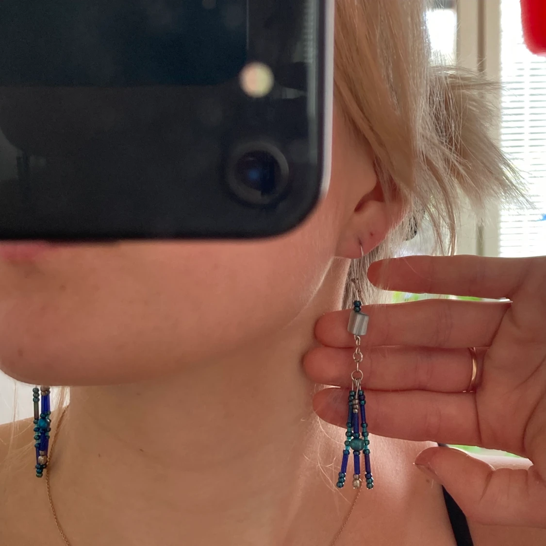 Blå örhängen - 90