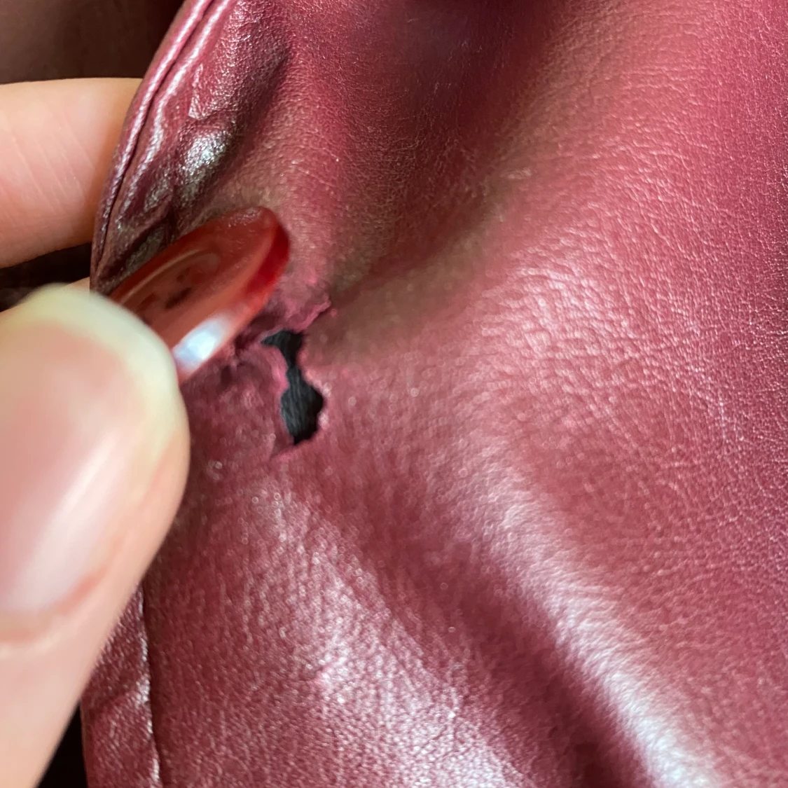 Vegansk skinnjacka - 90