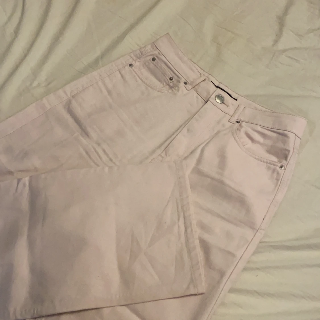 Ljusrosa 90s jeans - 90