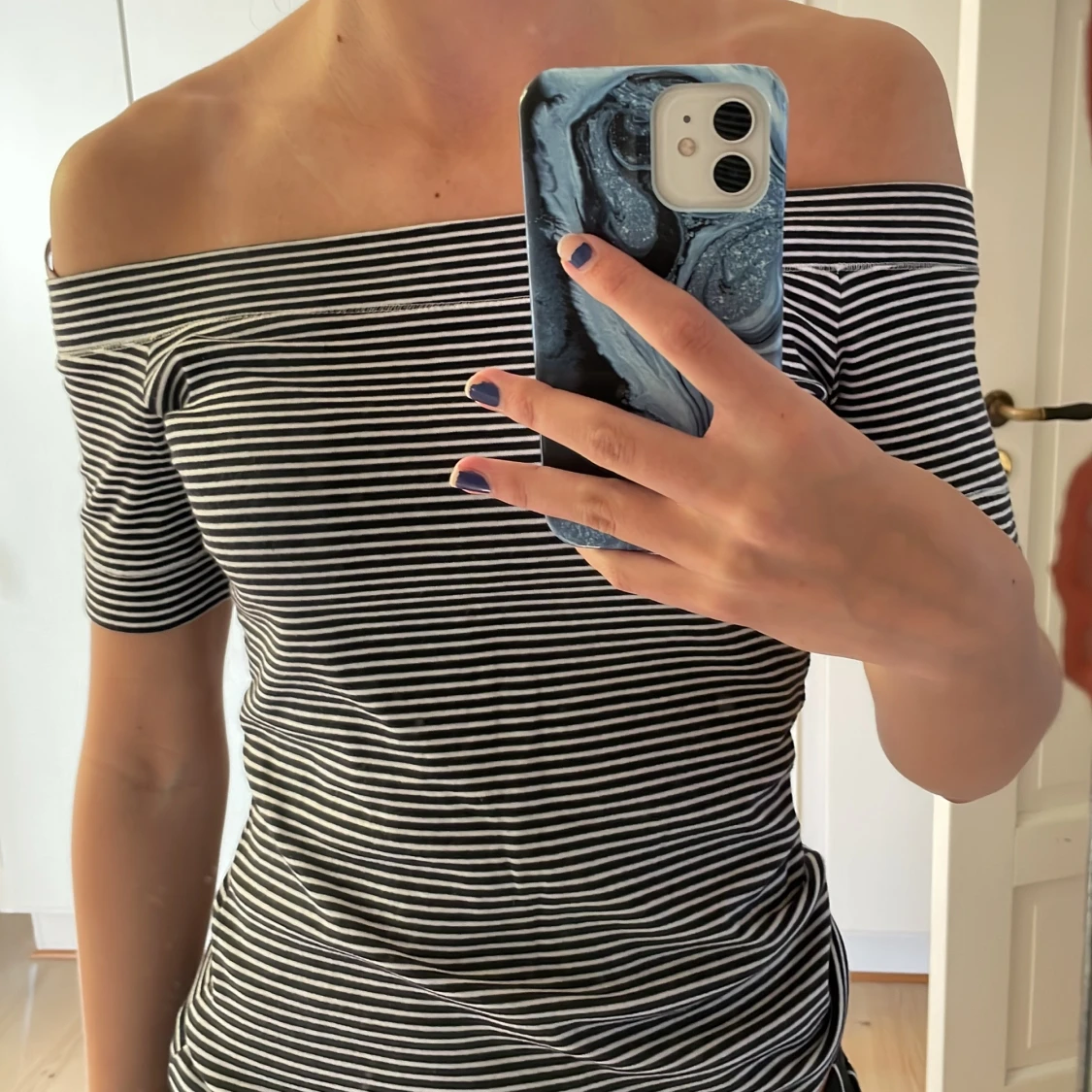 Randig topp HM storlek S