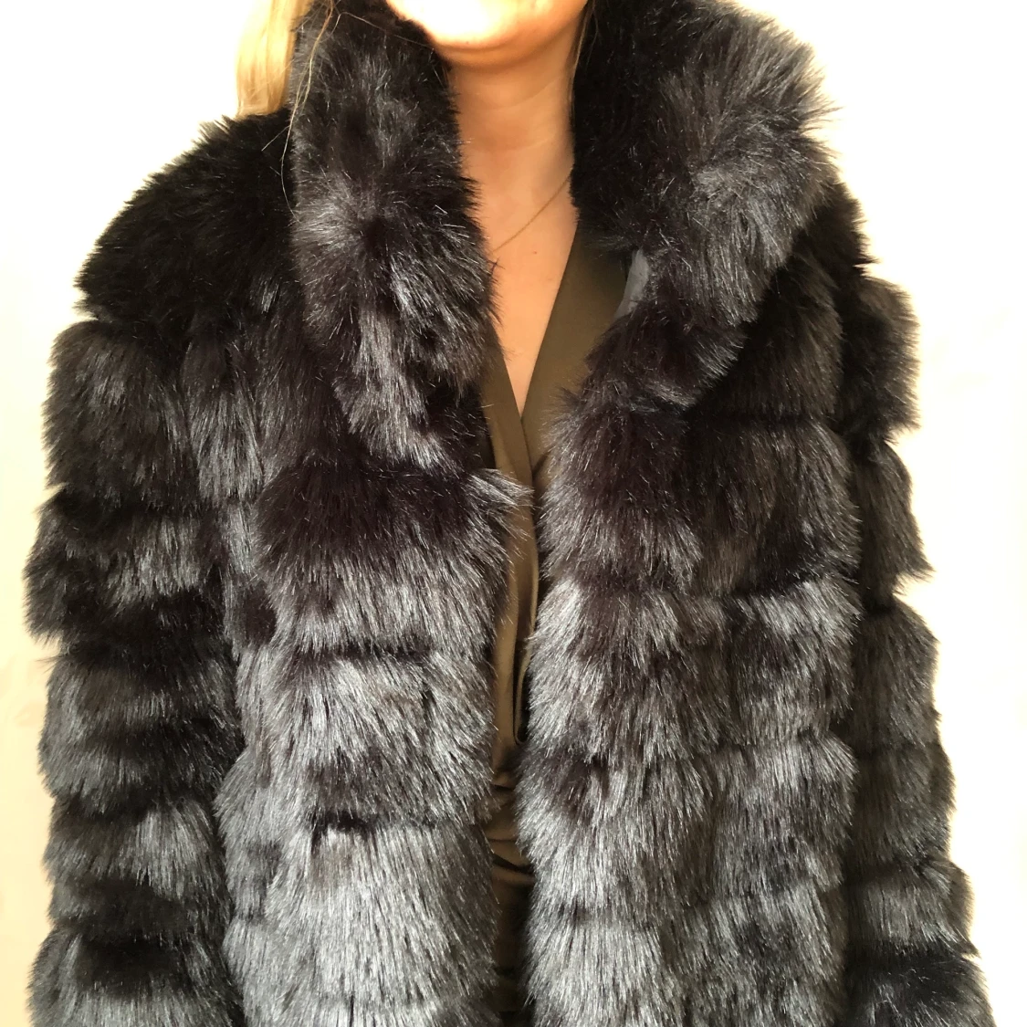 Fejk pälsjacka Nelly stl 42