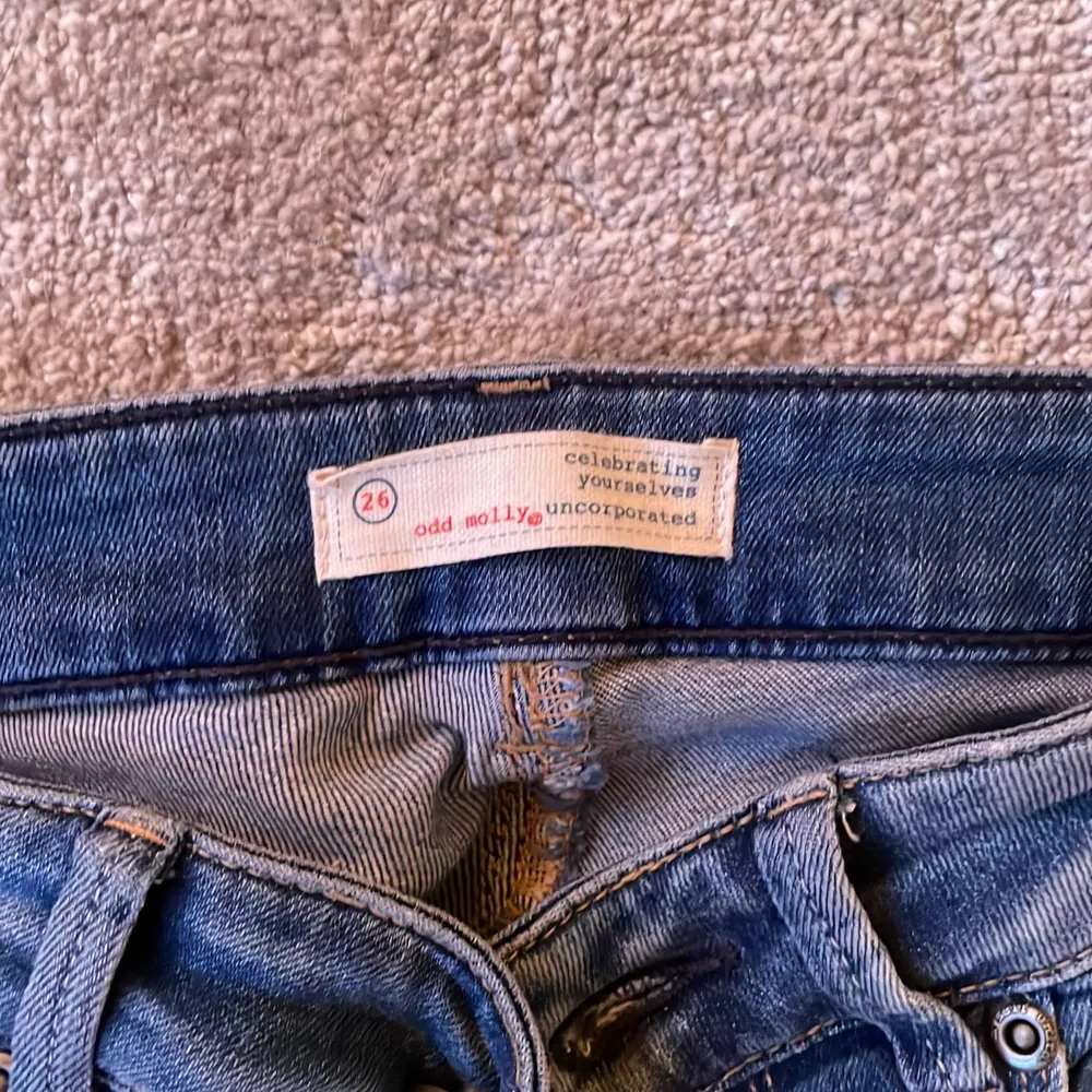 Jeans från odd Molly, shortleg. Storlek 26. Stretchiga. . Jeans & Byxor.