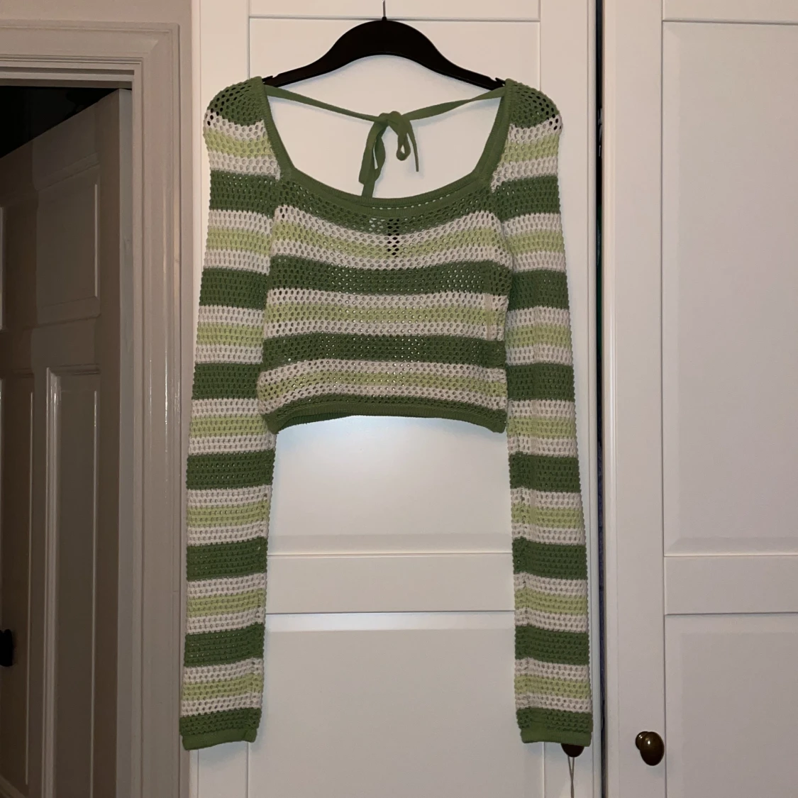 Grön topp i bomull - 90