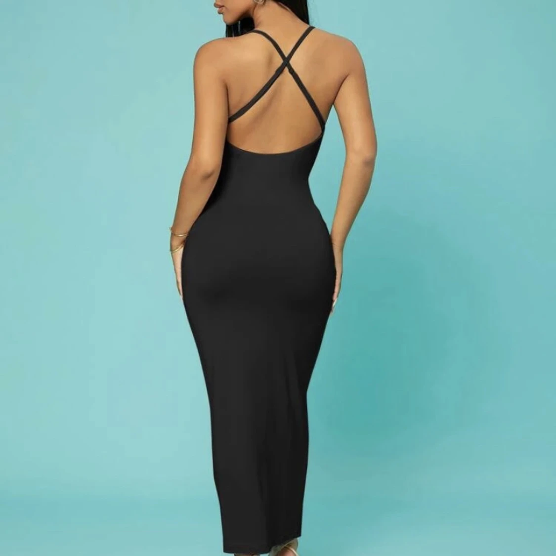 Svart långklänning  - 90