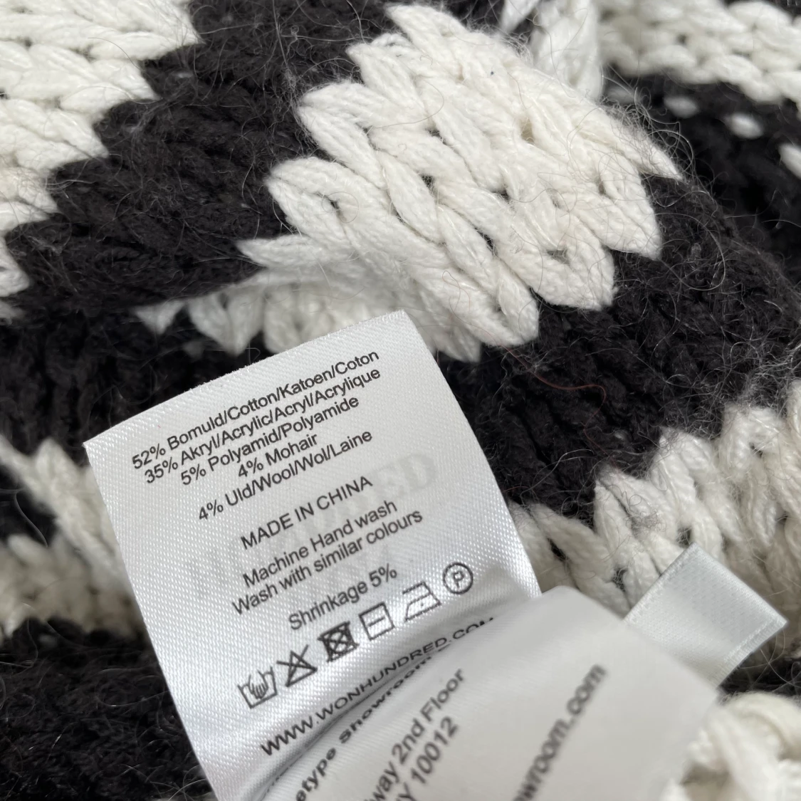 Stickad Klänning  - 90