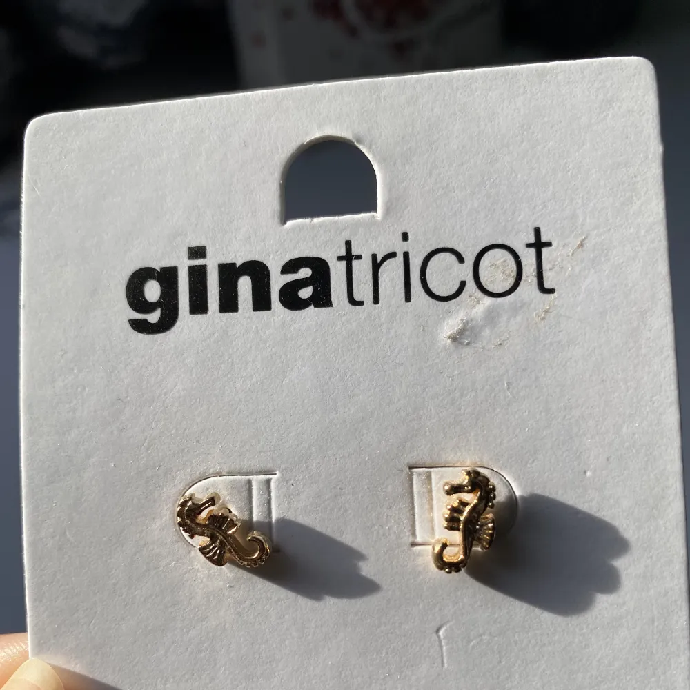 Sjöhäst örhängen, från Gina tricot, 30kr + frakt. Accessoarer.