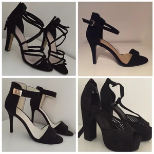 Klackar 40 - Storlek 40, nummer två är 39.   Uppe 1. 350kr 2. 250kr Nere 3. 300 4. Såld