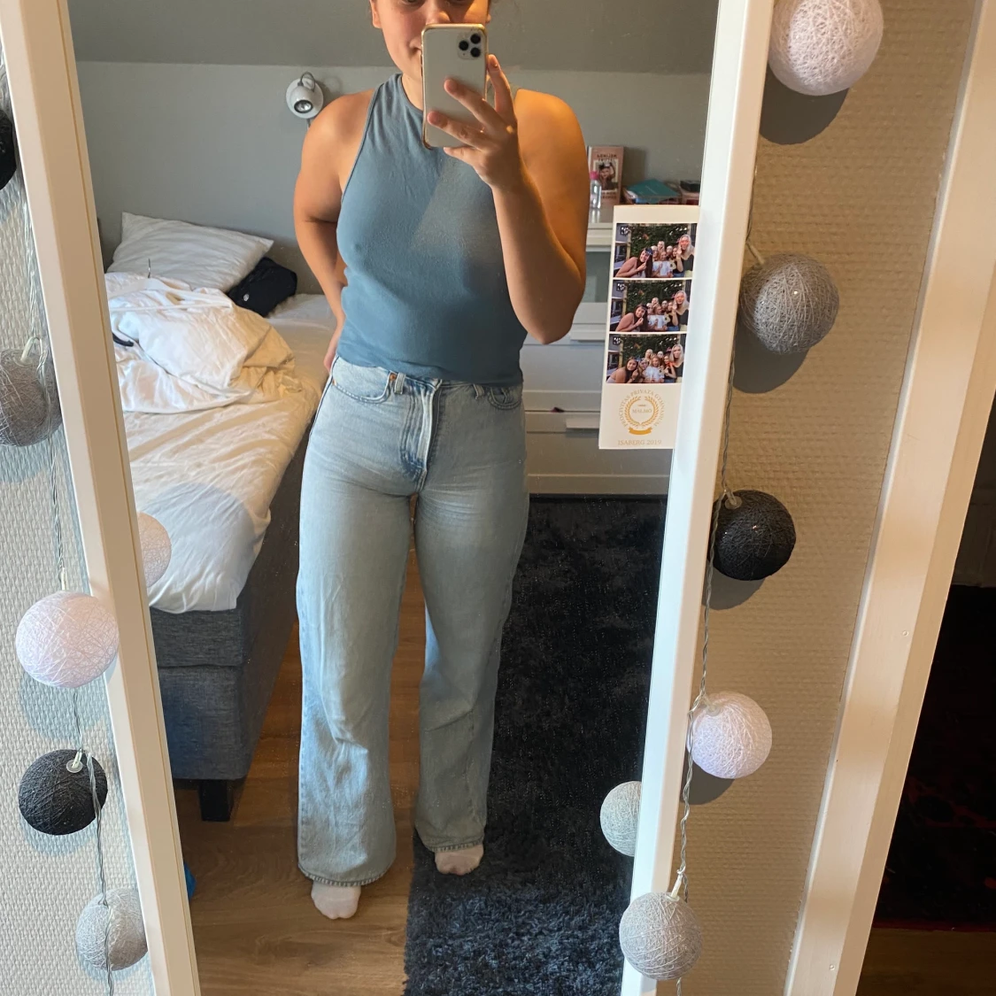 Levis ribcage wide leg storlek 25