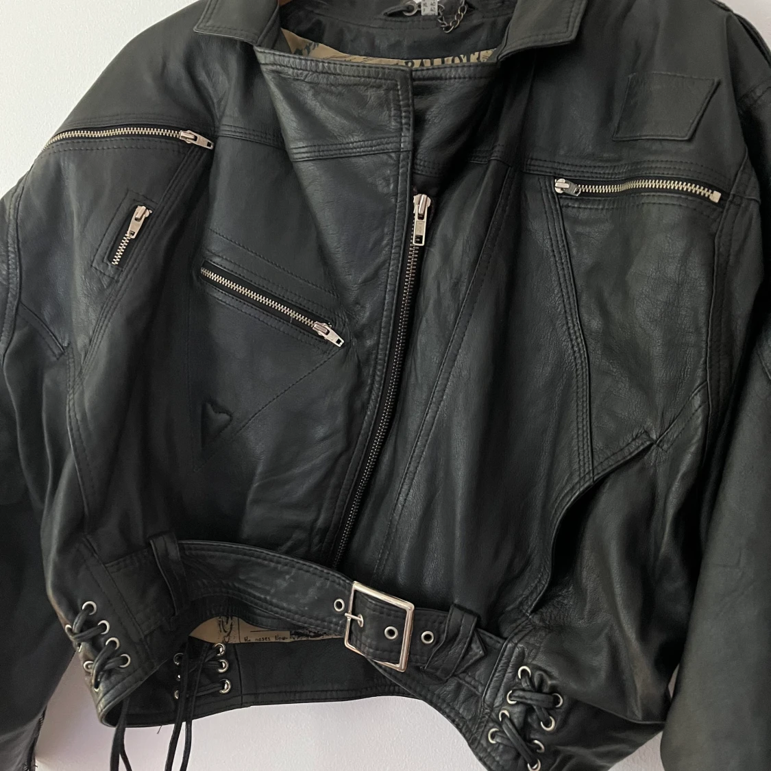 Unik vintage skinnjacka  - 91