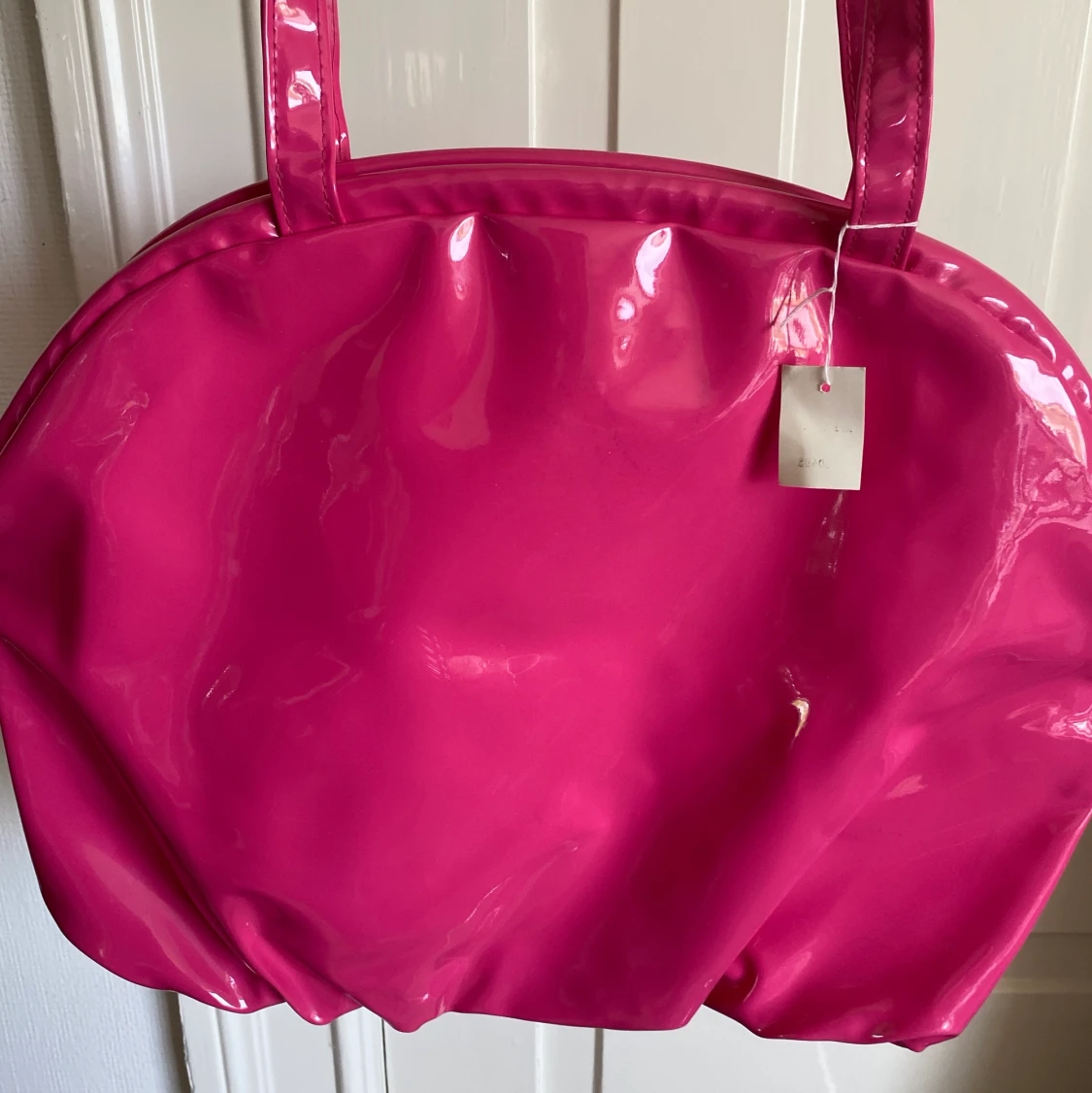 Rosa latex väska - 90