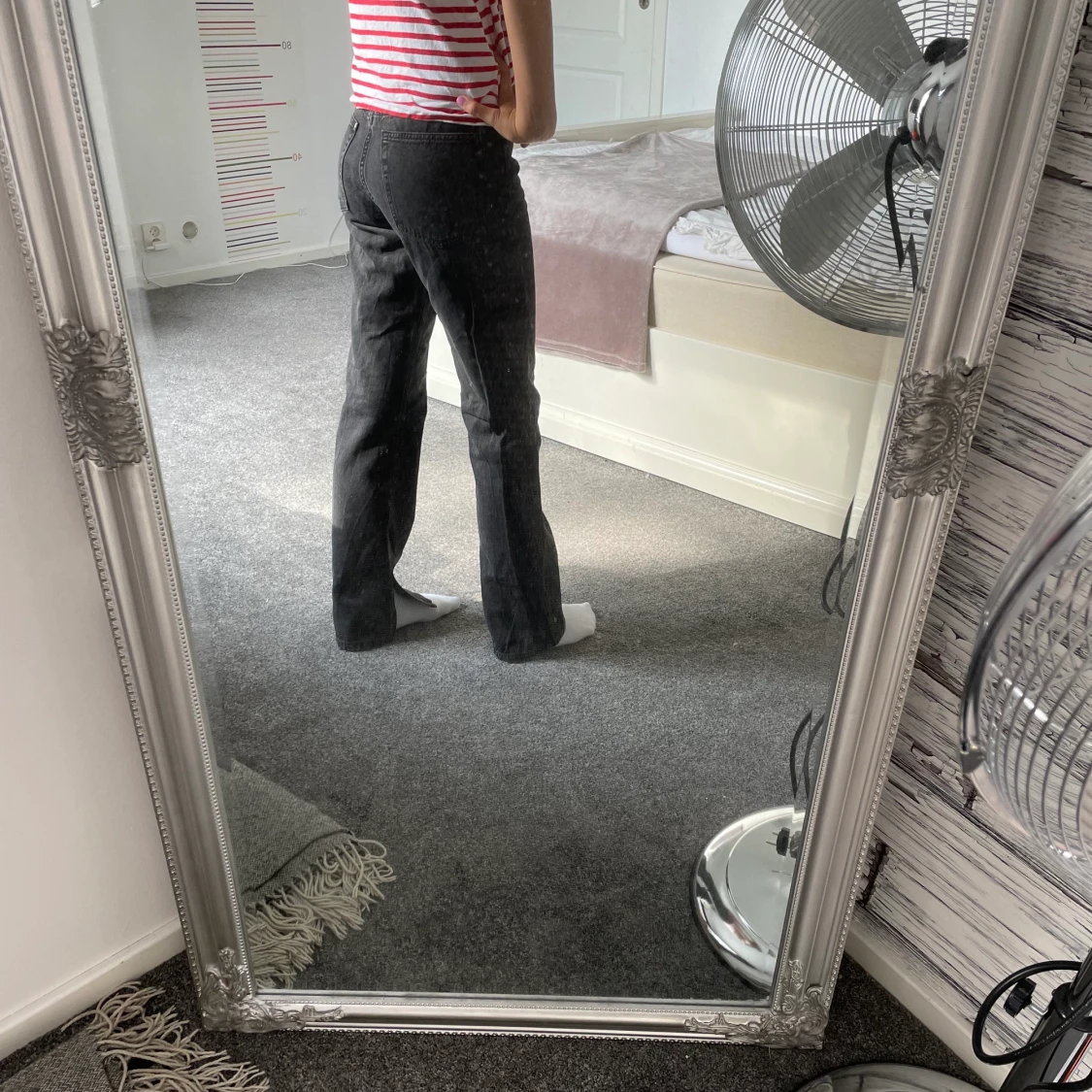 Jeans svarta hm - 90