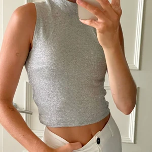 Top - Glitter top från Gina tricot, har dubbelt av den så denna är aldrig använd, väldigt skönt material och är inte alls obehagligt 