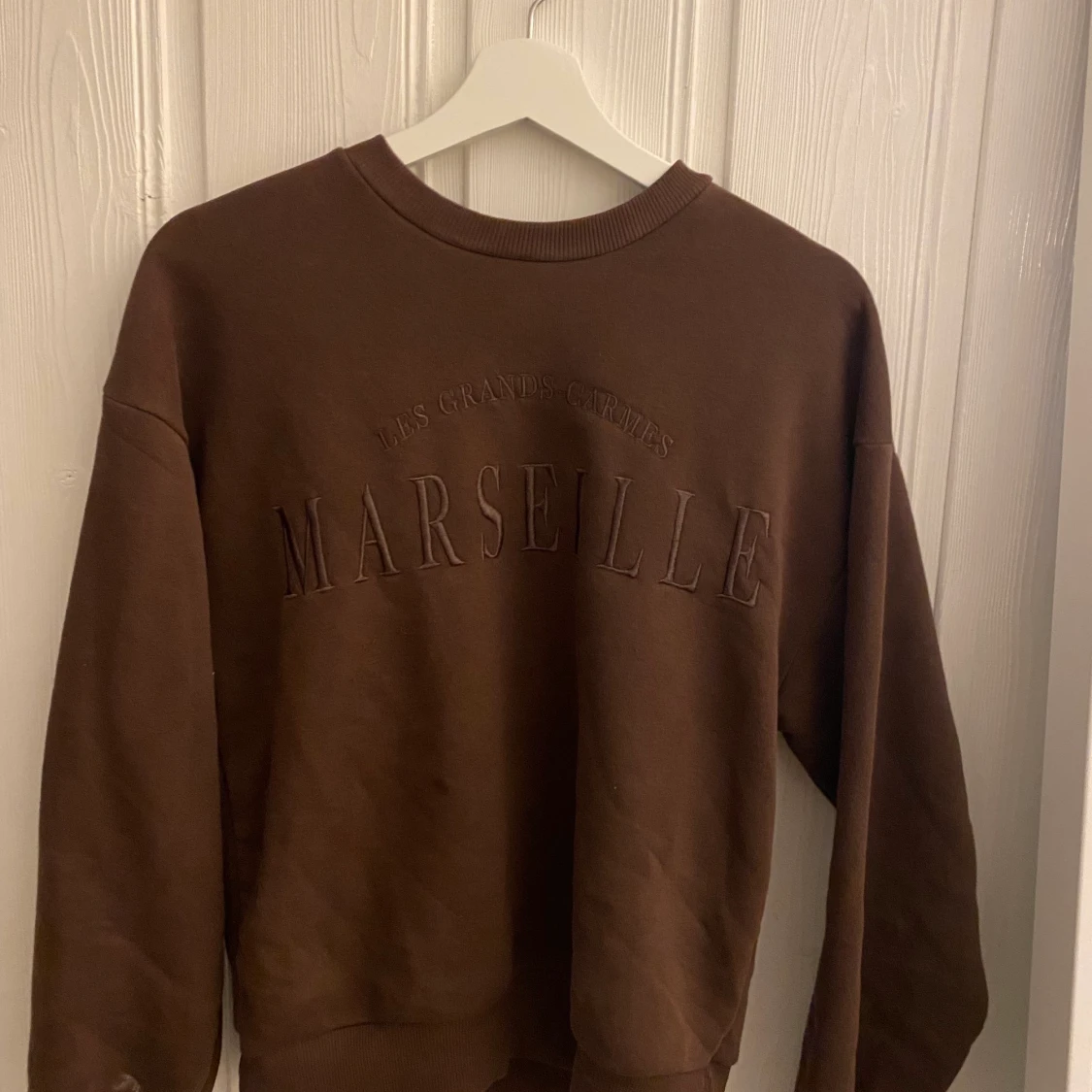 Brun college tröja Gina trico