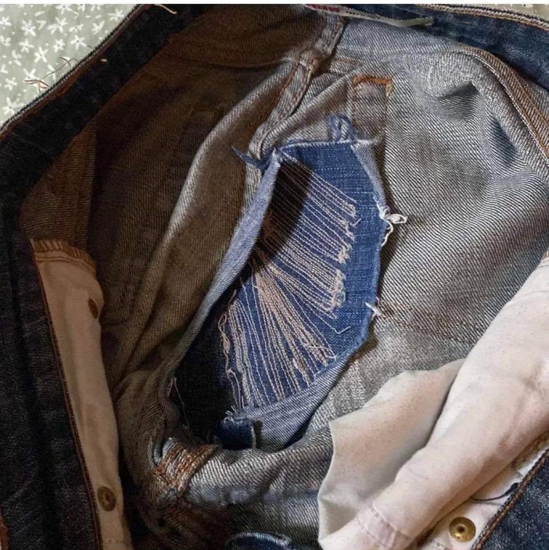 Lågmidjade jeans  - 90