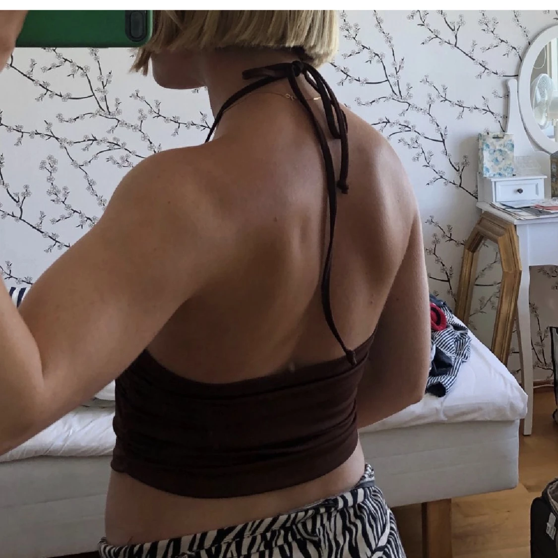 Halterneck topp - 90