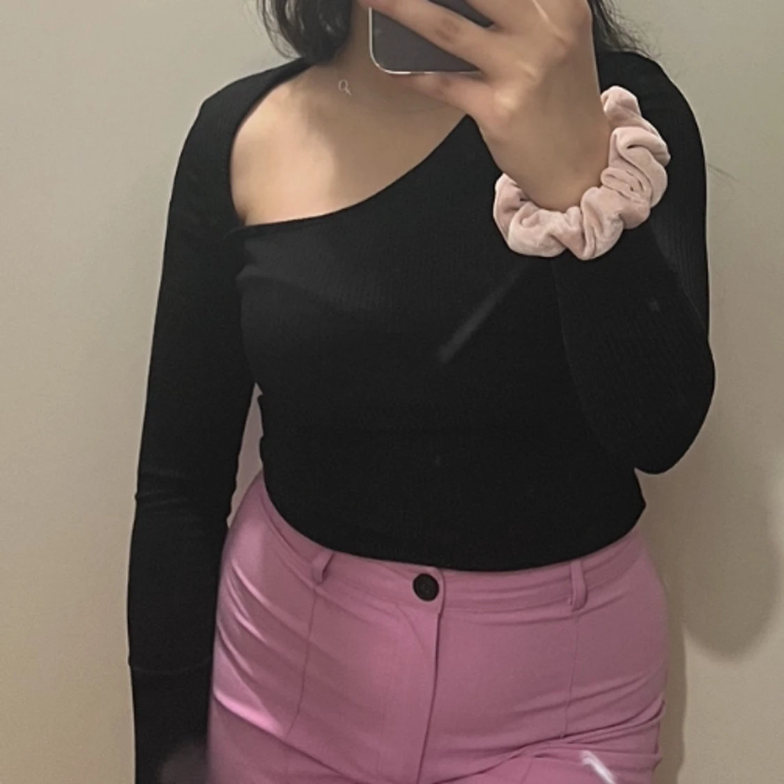 Svart långärmad tröja - 90