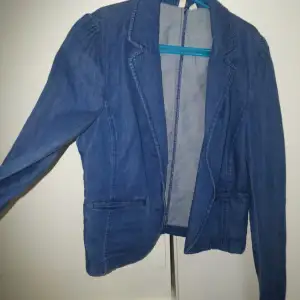 Jeans cardigan, M, 45 kr