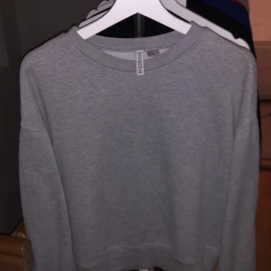 Hm - Hej! Säljer denna gråa tröjan från hm som jag använt ca 10 gånger men den är tyvärr kort för mig i armarna. 