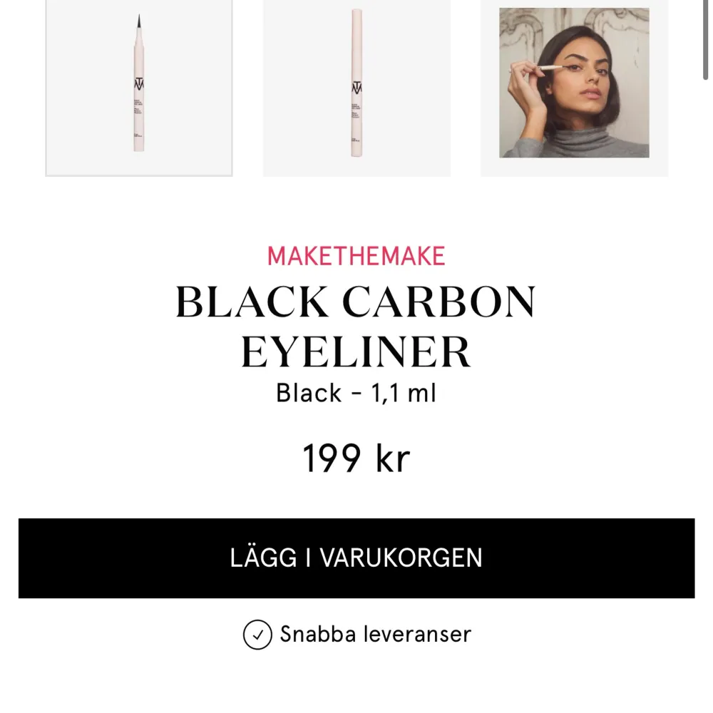 makethemake eyeliner helt ny  köpte från skincity. Accessoarer.