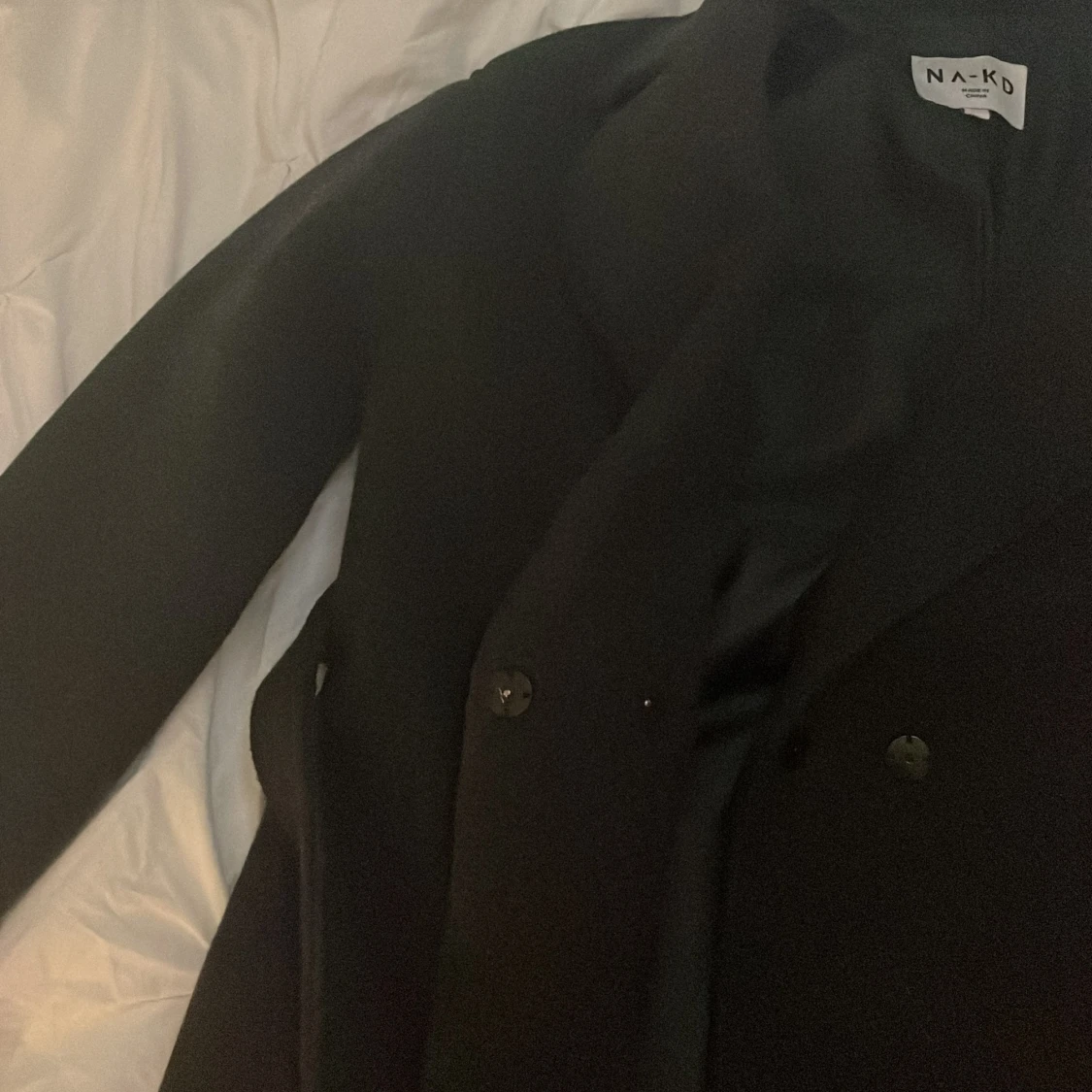 Mörkgrå NA-KD kappa - 91