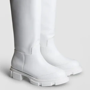 Vita stövlar - Endast använda en gång!!