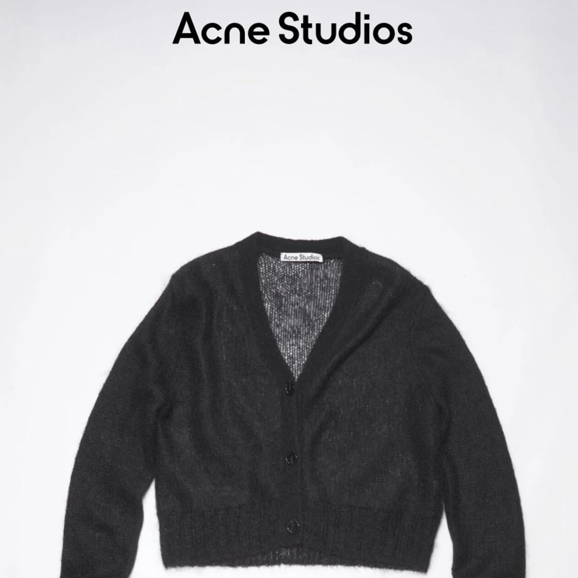 Acne Studios - Cropped cardigan
