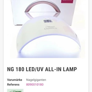 UV/LED Lampa - UV/LED lampa från Nagelgiganten som har använts två gånger. Köpt för 499 kr men pga skador (sista bilden) har jag sänkt priset. Funkar som den ska. Pris kan diskuteras!!