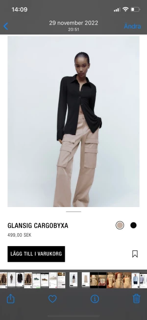 Cargopants - Helt oanvända! Tyvörr för stora☹️