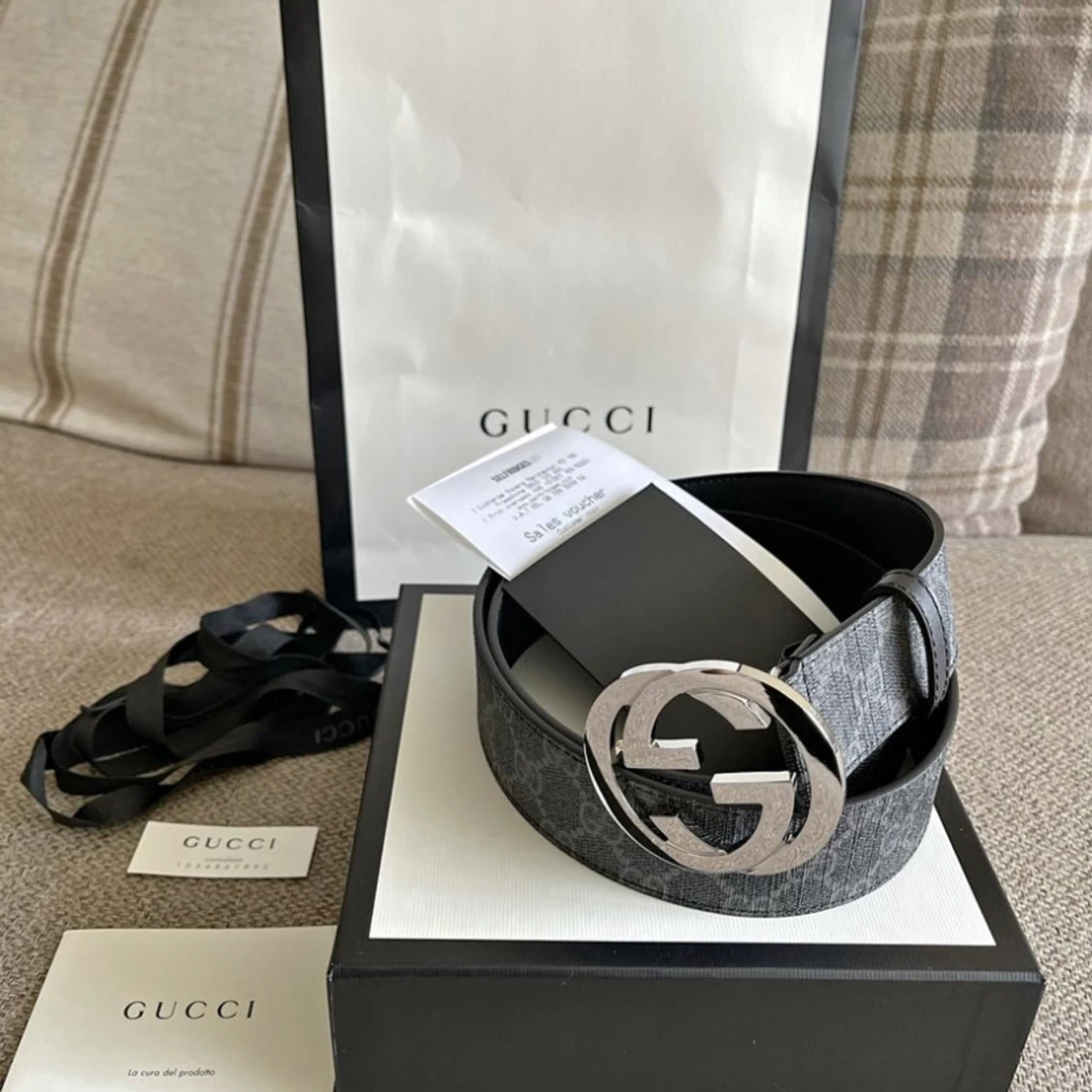 Helt sprillans nytt Gucci bälte 