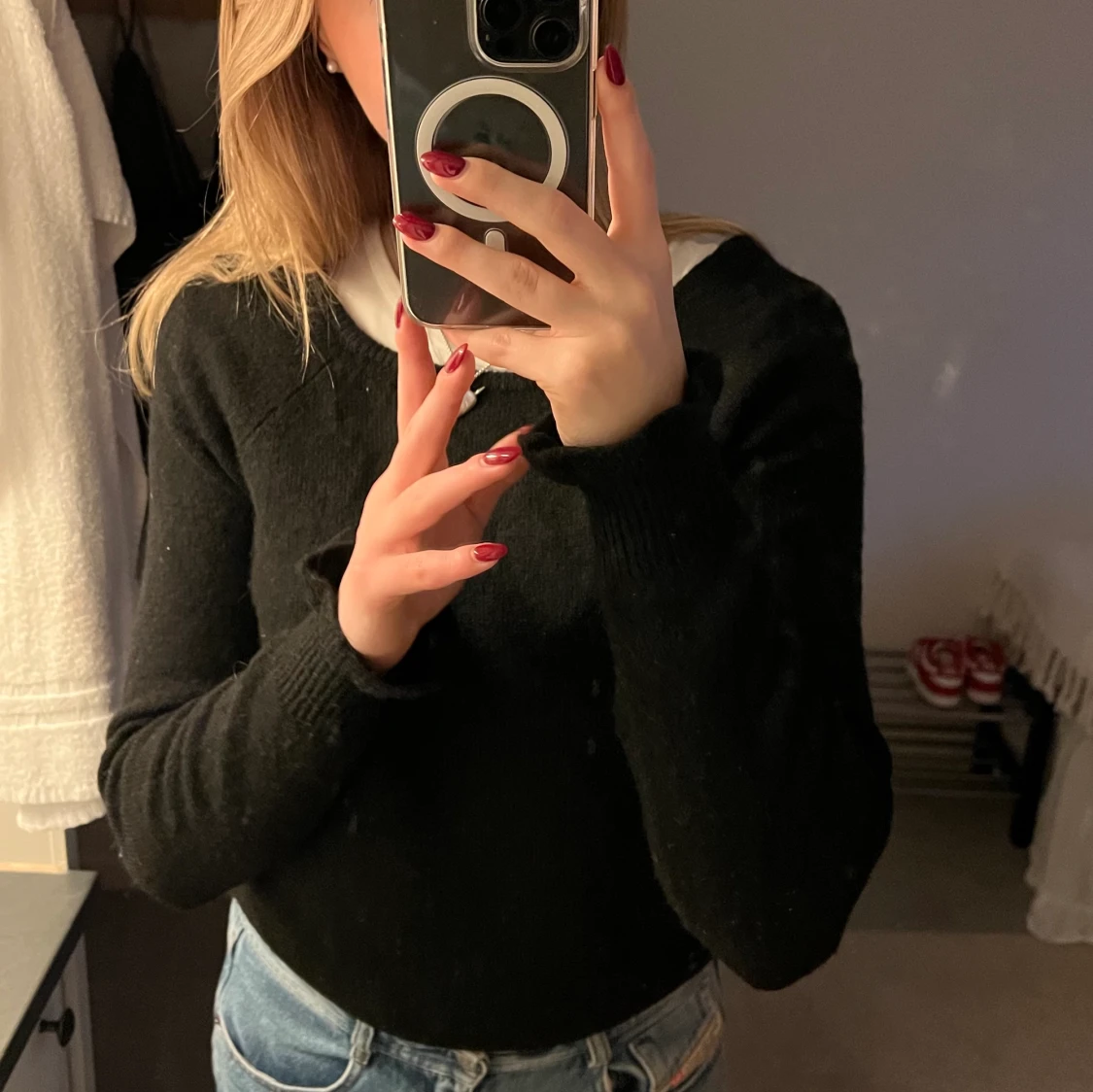 Stickad tröja  - 90