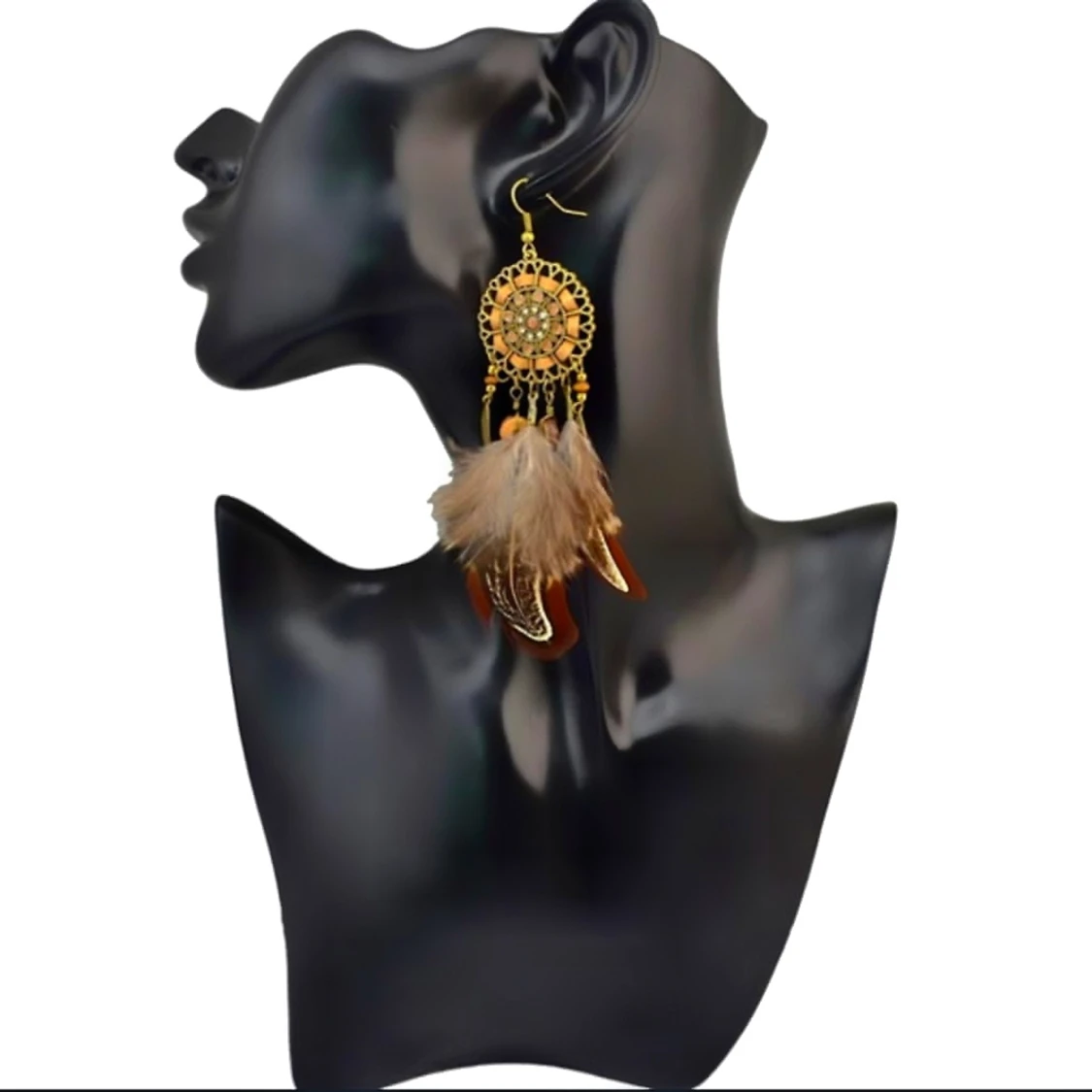 Örhängen med fjädrar - 90