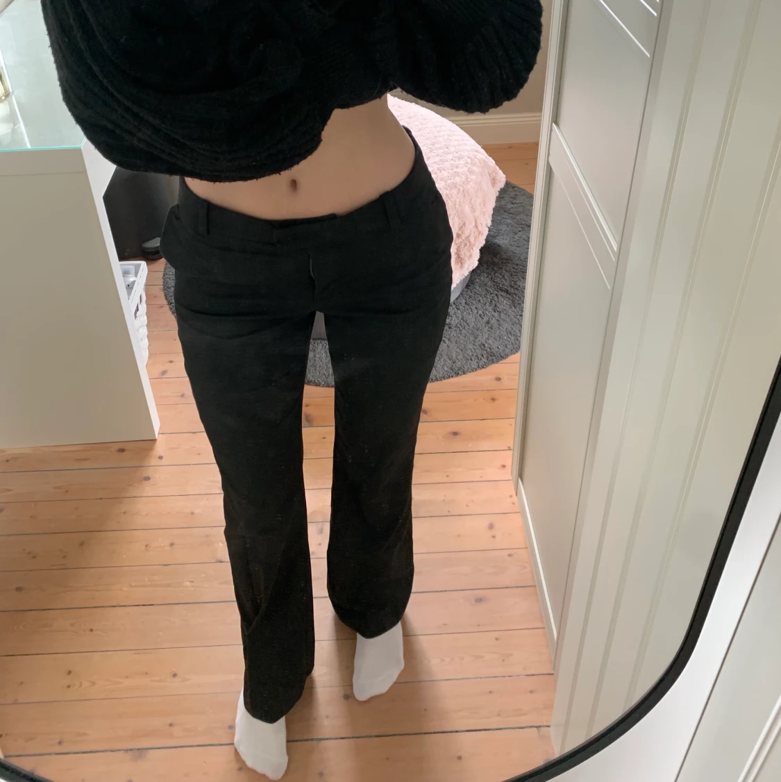 Lågmidjade kostymbyxor - 91