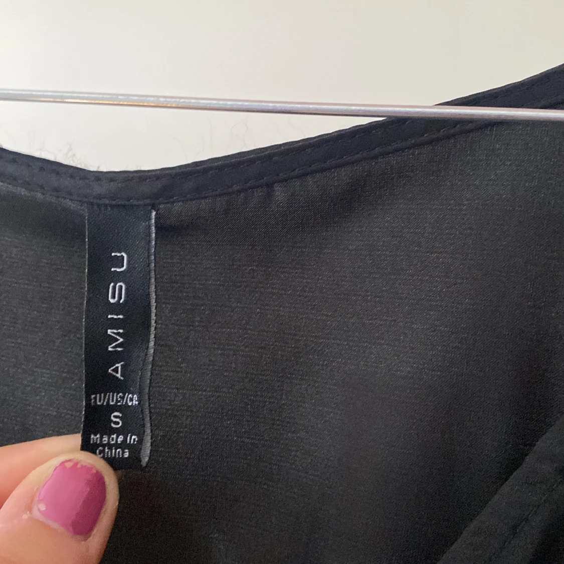 Sidenblus svart - 91