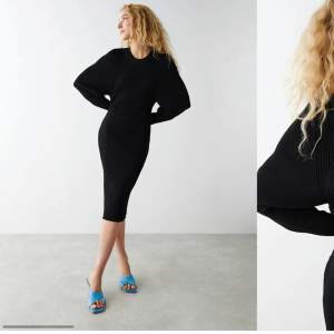 Säljer denna fina och snygga klänning från Gina tricot ”klara knitted dress” i storlek 34, jätte fin klänning med kommer tyvärr inte till användning längre. Köparen står för frakten.