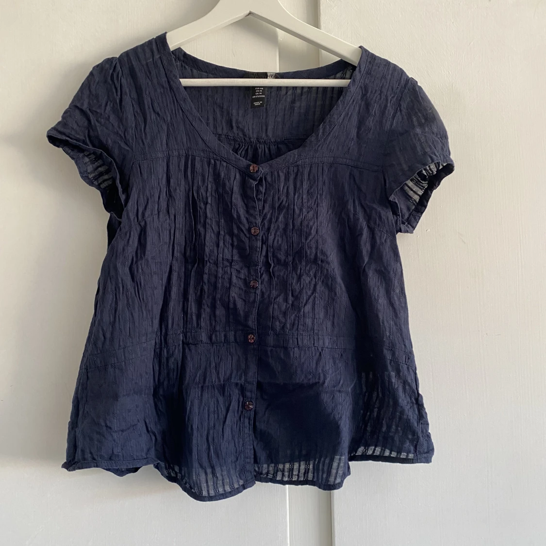 Marinblå topp - 90