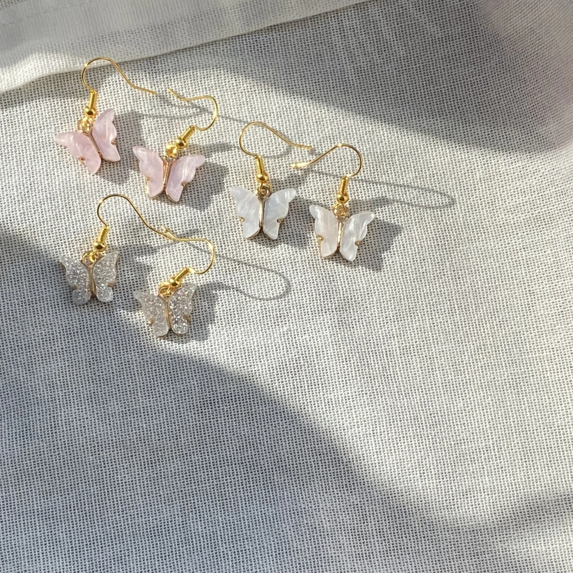 Butterfly earrings🤍