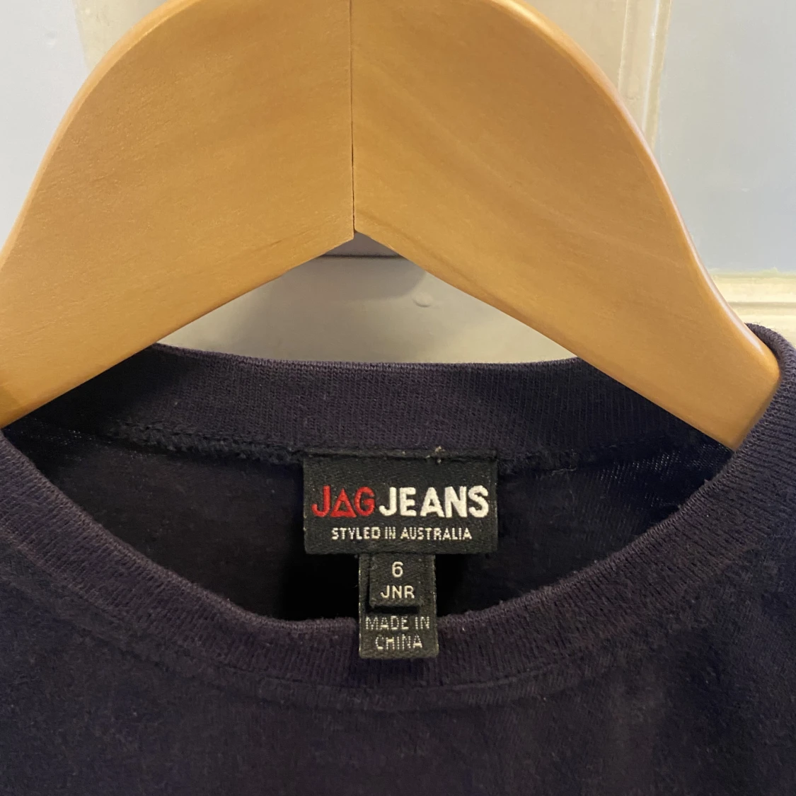 Tajt t-shirt med tryck  - 90