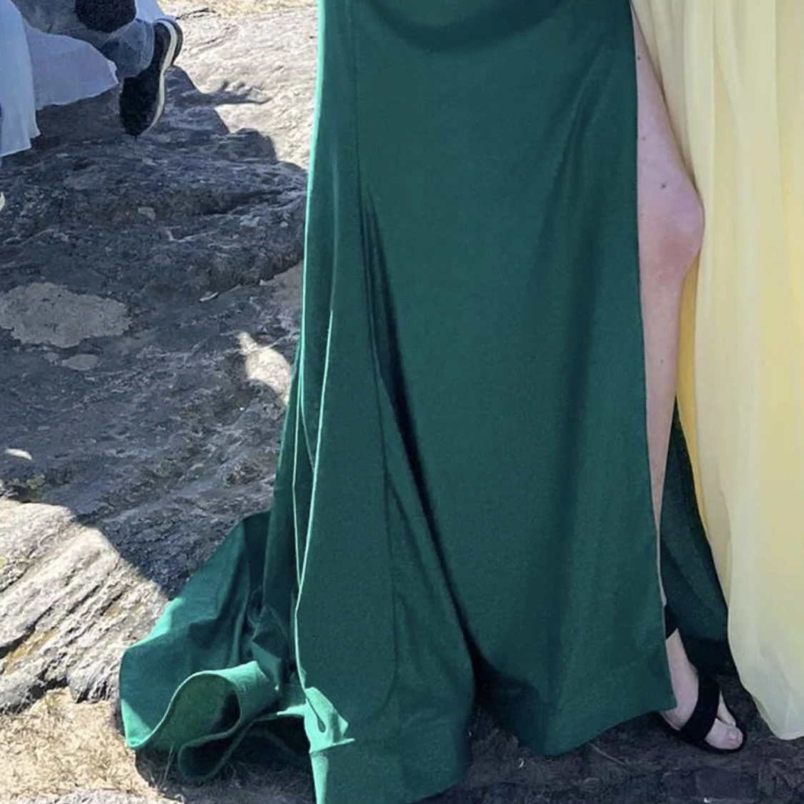 Mörkgrön balklänning - 90