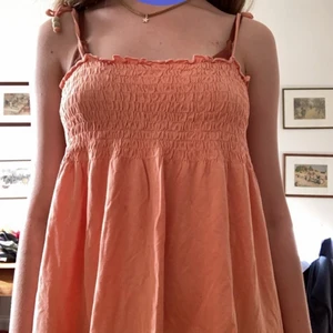 Sommar linne☀️ - Långt sommar linne i lax rosa färg 