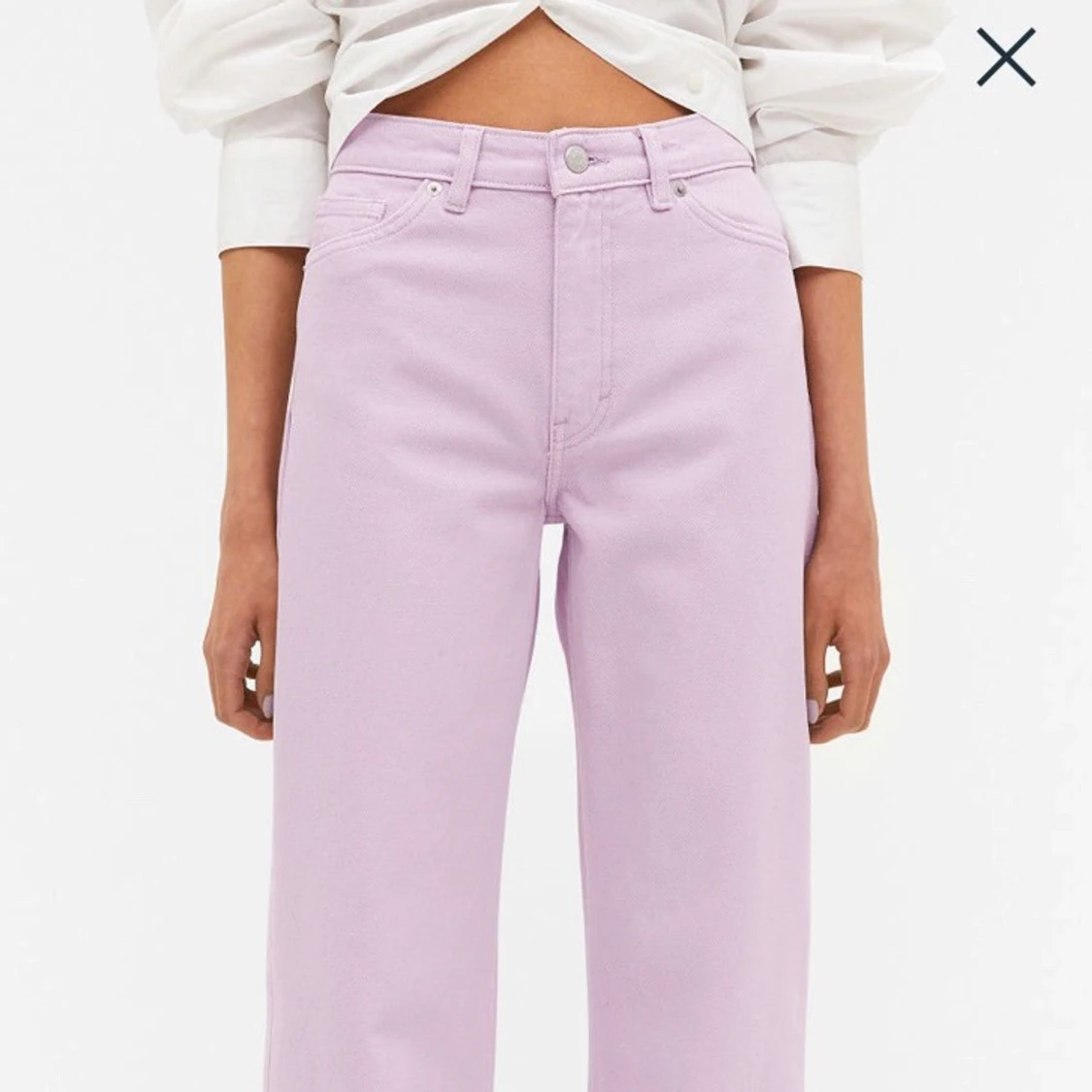 Monki jeans, lila  - 90