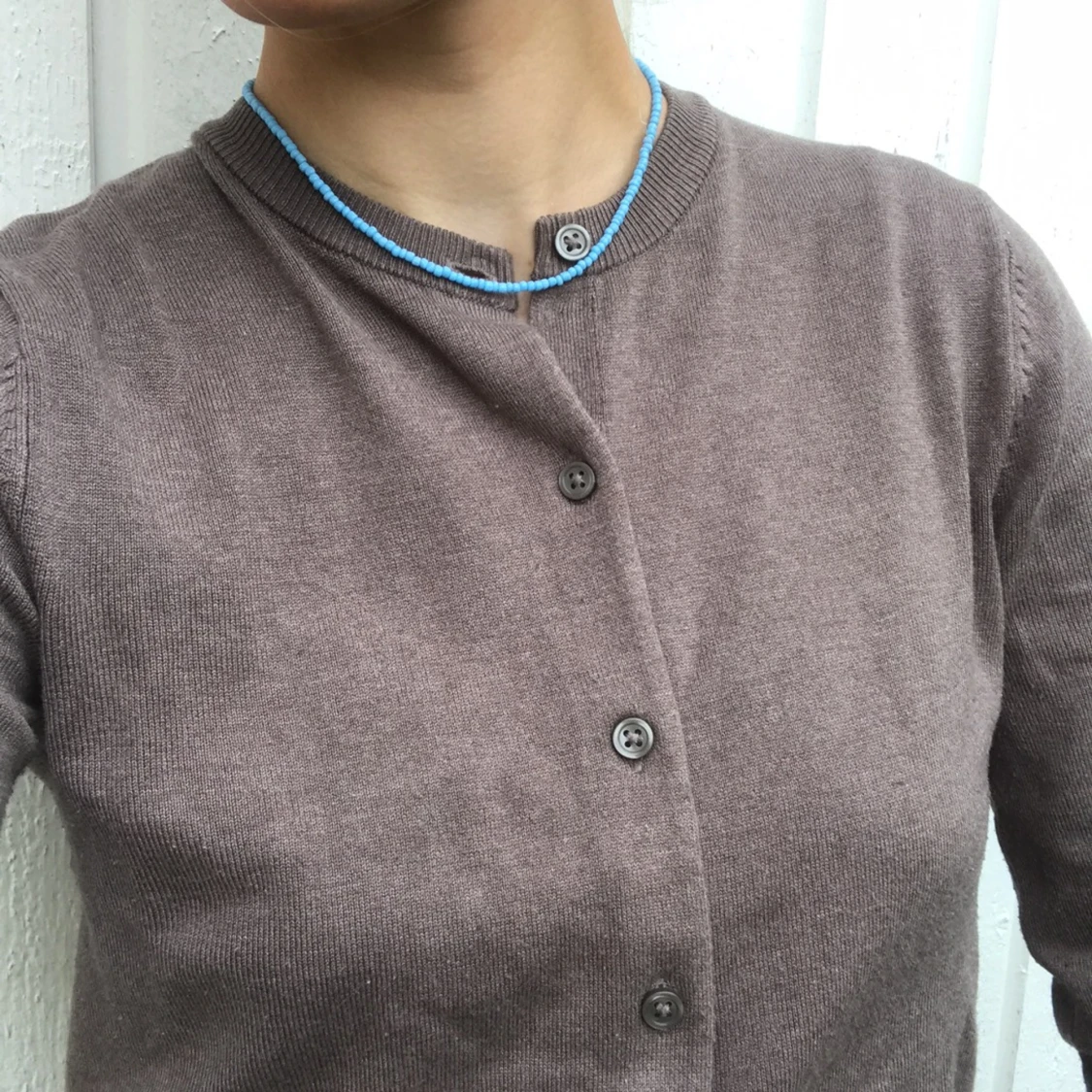 Finstickad kofta - 90