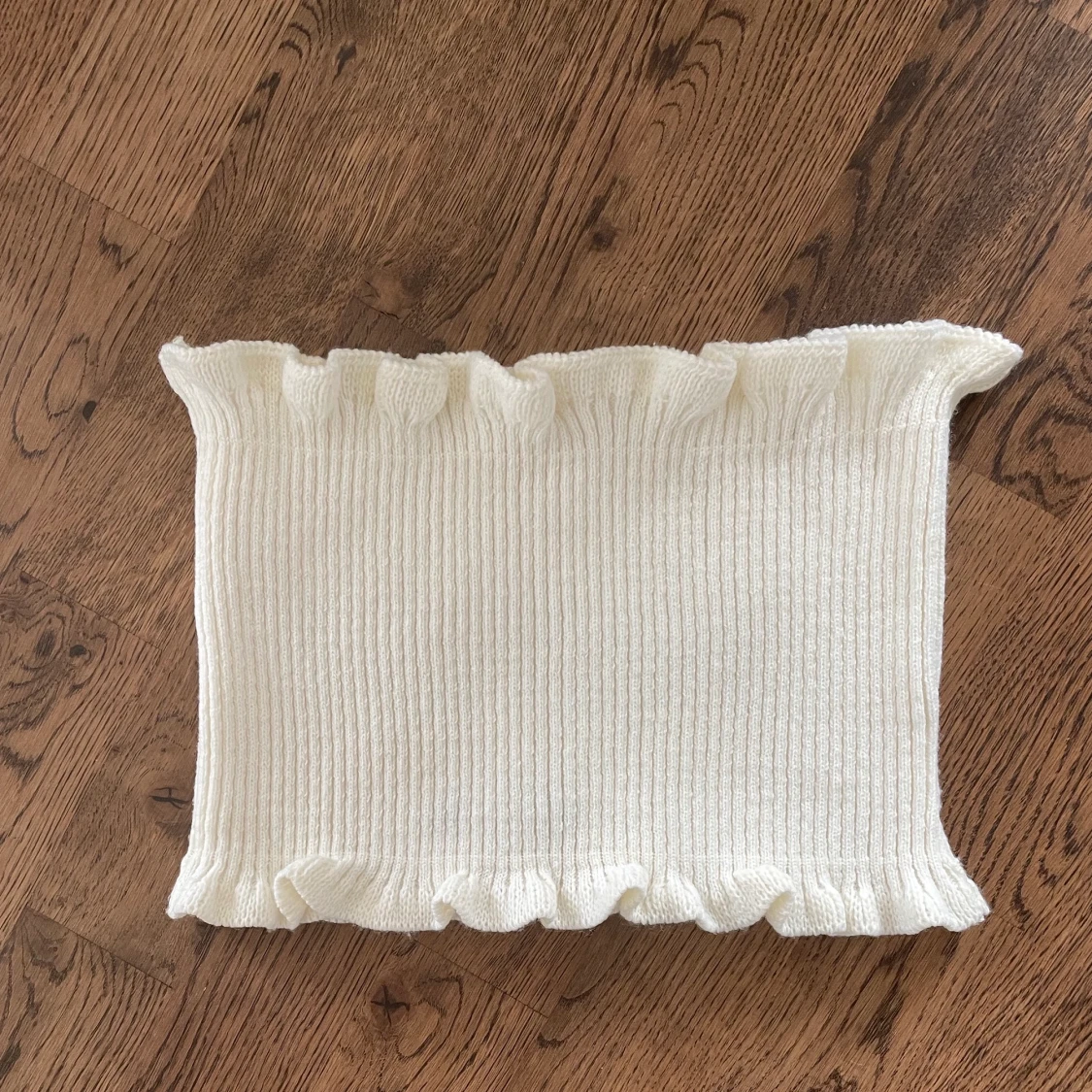 Vitt tub-topp i strl S