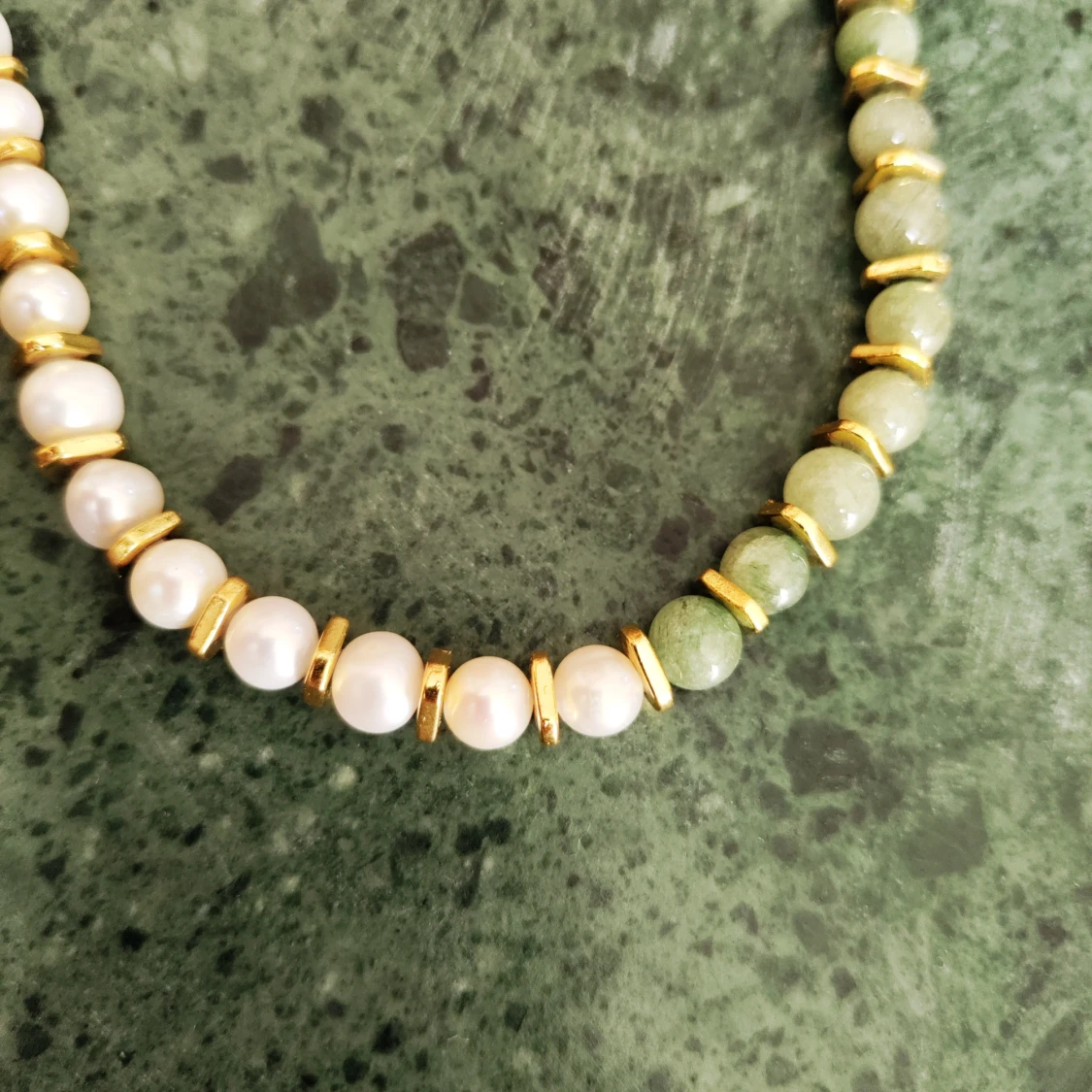 Kristallhalsband - 90