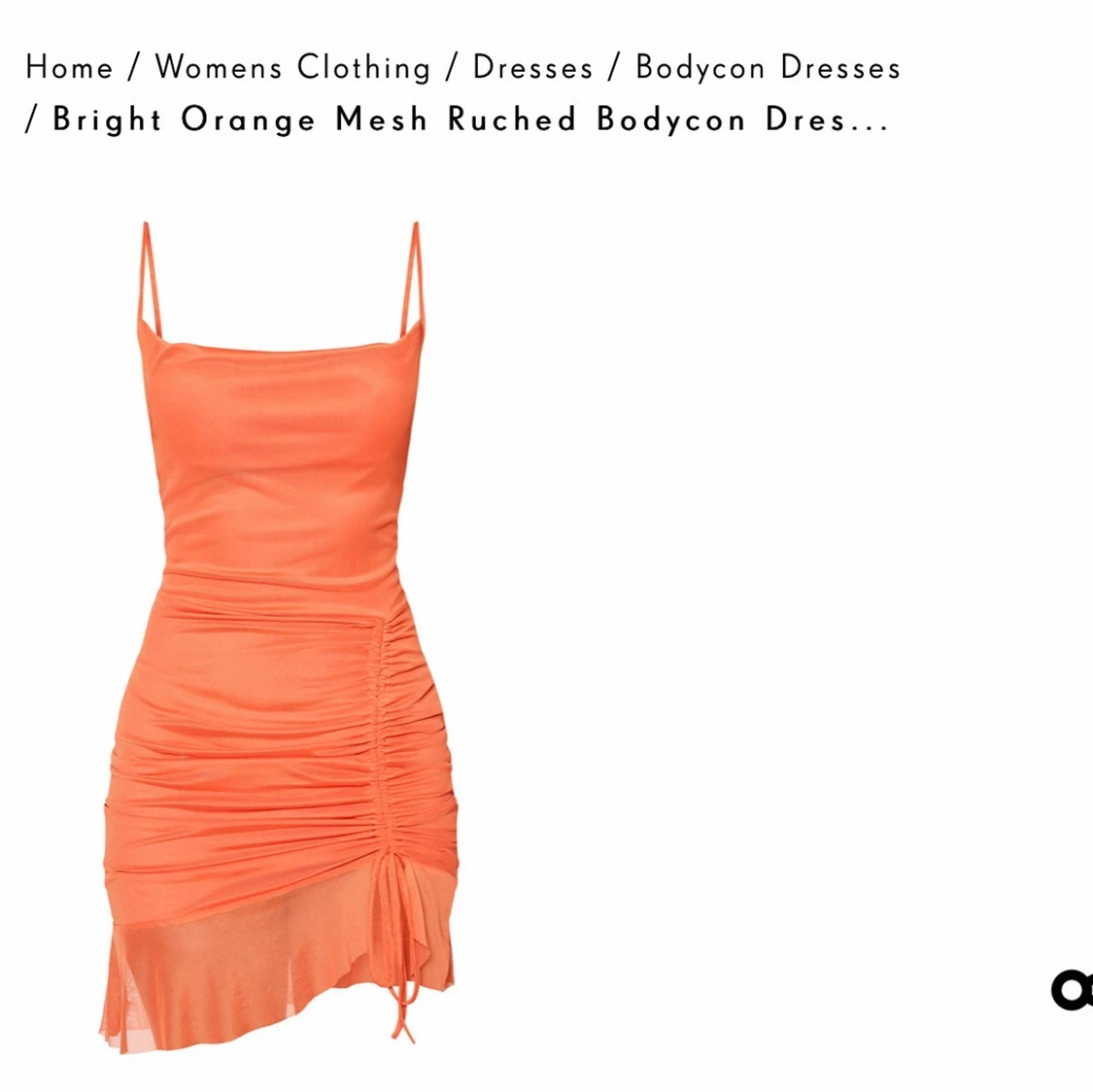 Orange PLT klänning  - 91