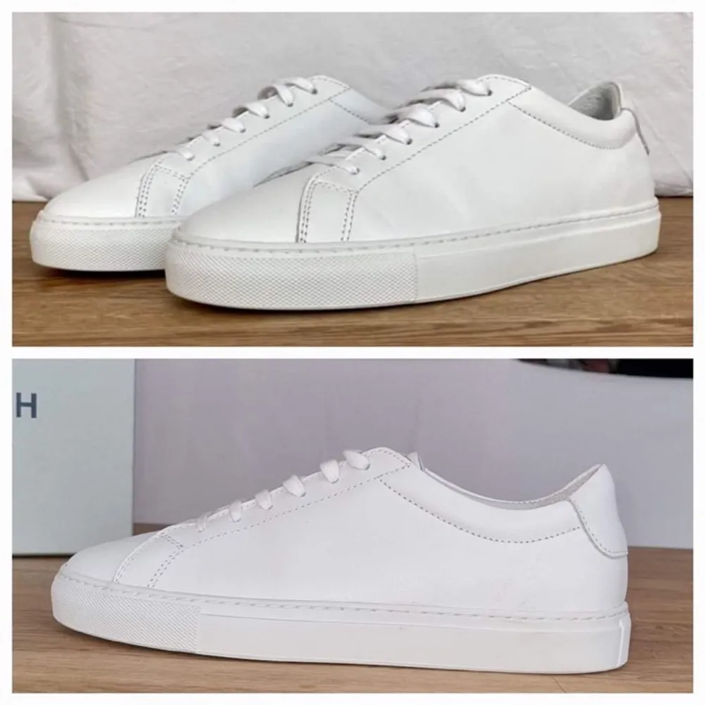 Oanvända helt nya vita sneakers strl 39 (US 6,5) från A Days March. Äkta läder. Säljer dom för halva priset.. Skor.