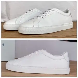 Oanvända helt nya vita sneakers strl 39 (US 6,5) från A Days March. Äkta läder. Säljer dom för halva priset.