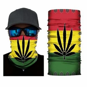 Bandana/Scarf  Rastafari - Tillverkad av 100 % polyester. En storlek  Multifunktionell design: Använd scarfen som halsduk, magisk halsduk, halsrör, pannband, bandana, ansiktsskydd, rörmask, huvudbonad, balaclava, mössa, alligatormask, armband, halsduk ansiktsmask, sömlös mask, fiskemask, dammask, munskydd, med mera. Perfekt tillbehör för dina äventyr och ditt dagliga liv.