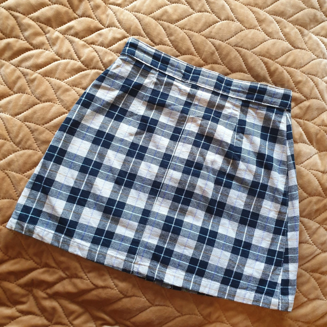 Söt rutig kort kjol  - 90