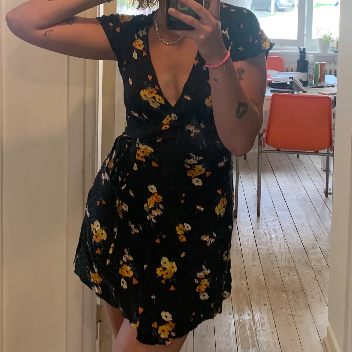 omlottklänning från hm