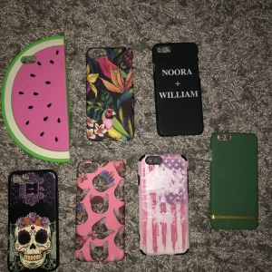 Mobilskal IPhone 6/7/8 - Dom 2 skalen längst ner till höger passar iPhone 6, och resten passar 7/8, i bra skick, säljes då dom bara ligger. 25kr/styck eller 20/styck för flera eller alla💞